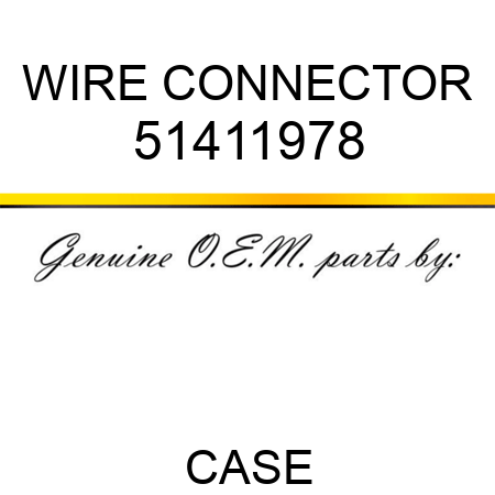 WIRE CONNECTOR 51411978