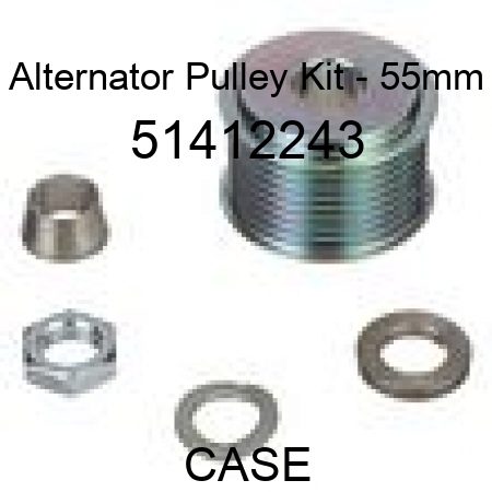 Alternator Pulley Kit - 55mm 51412243