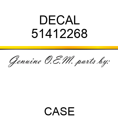 DECAL 51412268