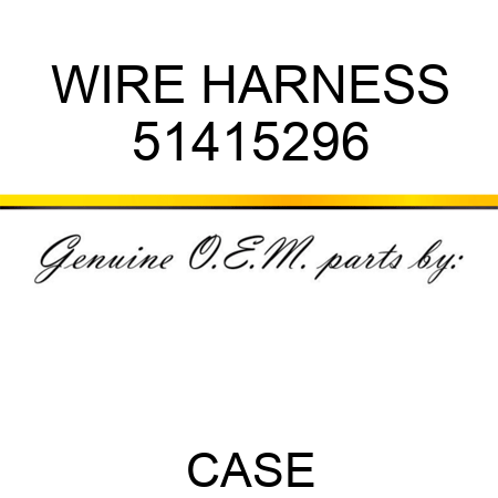 WIRE HARNESS 51415296