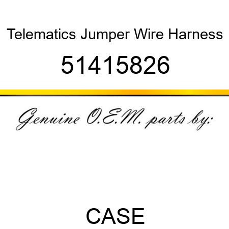 Telematics Jumper Wire Harness 51415826
