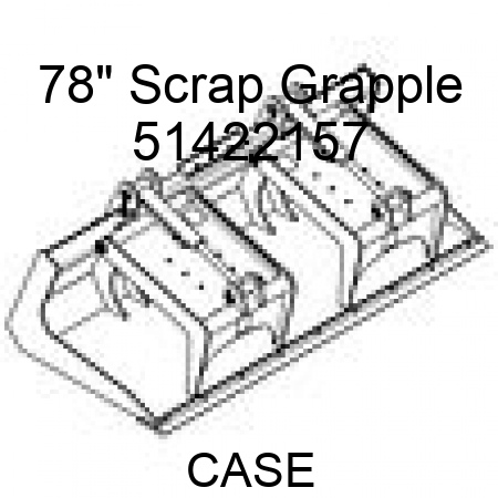 78" Scrap Grapple 51422157