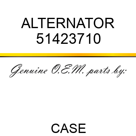 ALTERNATOR 51423710