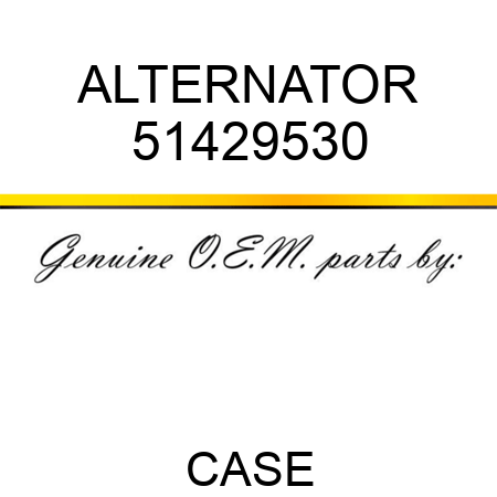 ALTERNATOR 51429530