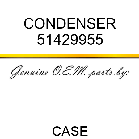 CONDENSER 51429955