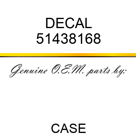 DECAL 51438168
