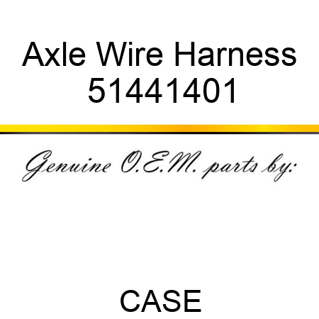 Axle Wire Harness 51441401