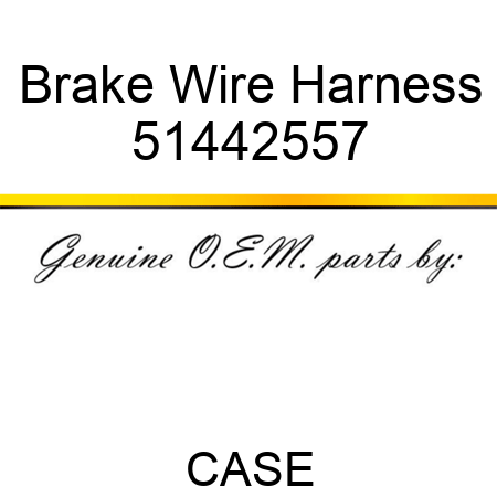 Brake Wire Harness 51442557