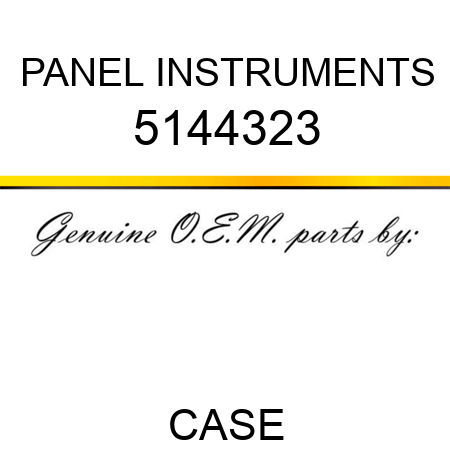 PANEL, INSTRUMENTS 5144323