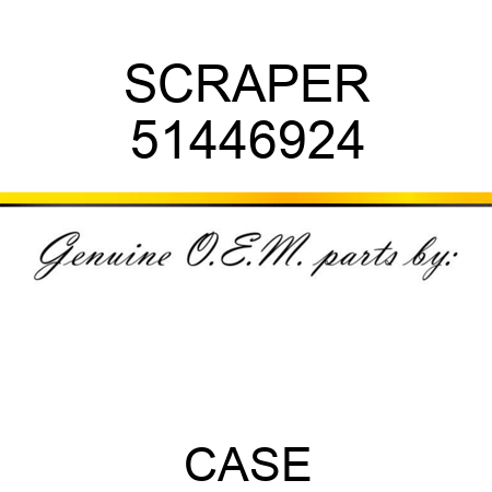 SCRAPER 51446924