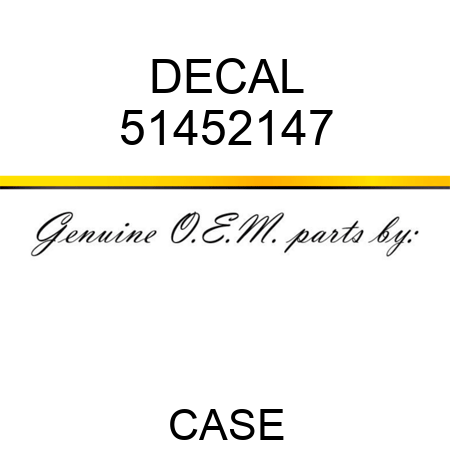DECAL 51452147