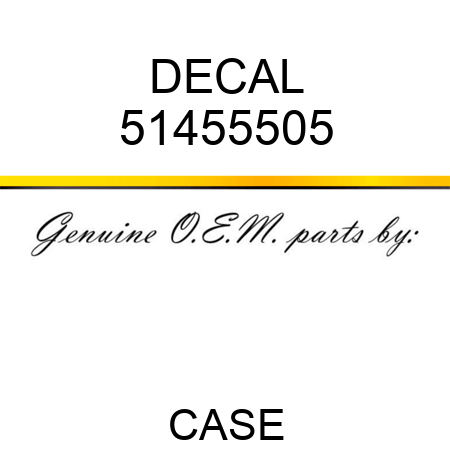 DECAL 51455505