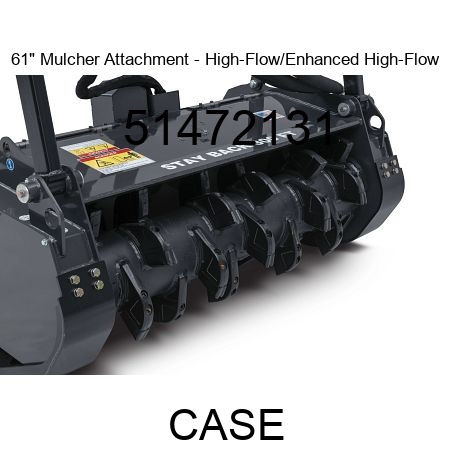 61" Mulcher Attachment - High-Flow/Enhanced High-Flow 51472131
