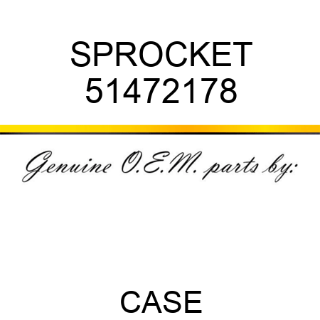 SPROCKET 51472178