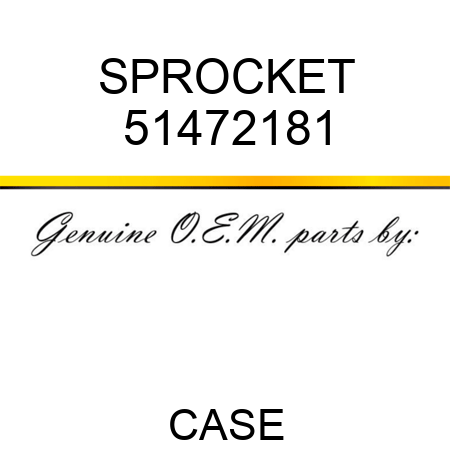 SPROCKET 51472181