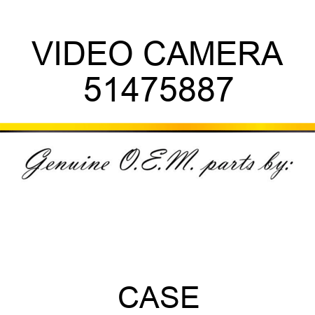 VIDEO CAMERA 51475887