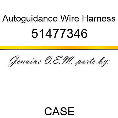 Autoguidance Wire Harness 51477346
