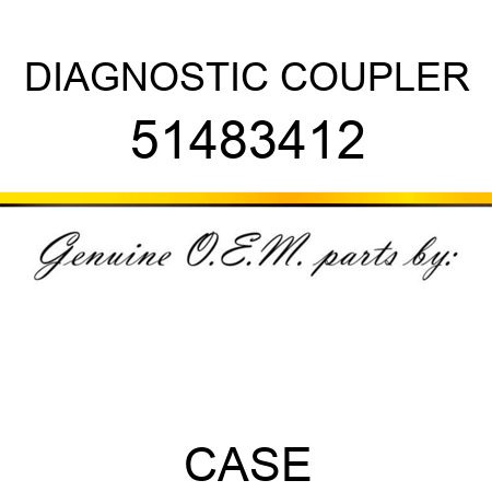 DIAGNOSTIC COUPLER 51483412