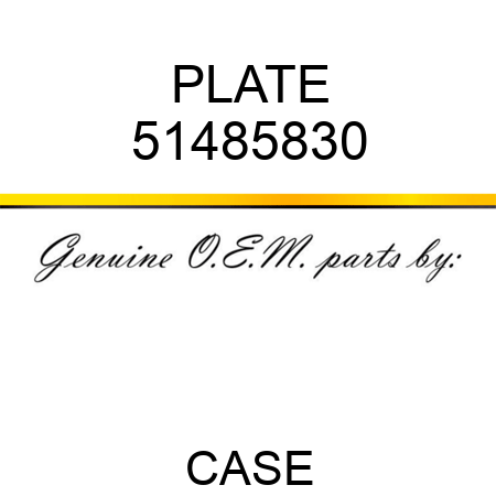PLATE 51485830