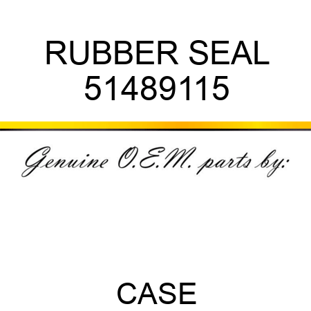 RUBBER SEAL 51489115