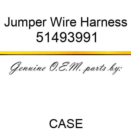 Jumper Wire Harness 51493991
