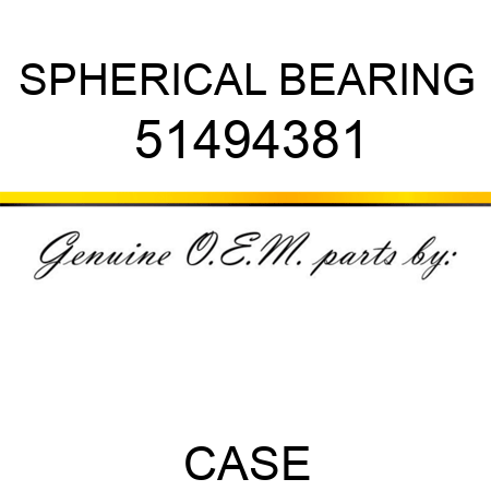 SPHERICAL BEARING 51494381