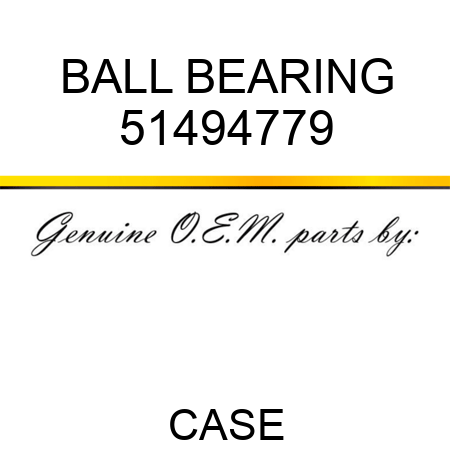 BALL BEARING 51494779