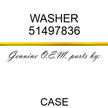 WASHER 51497836