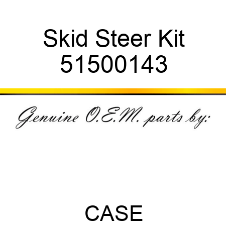 Skid Steer Kit 51500143
