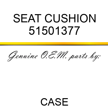 SEAT CUSHION 51501377
