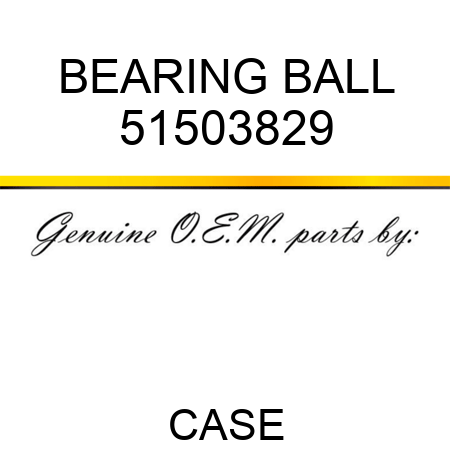 BEARING, BALL 51503829