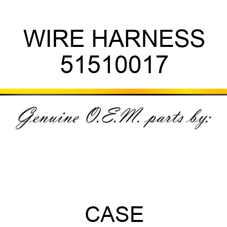 WIRE HARNESS 51510017
