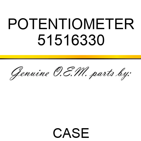 POTENTIOMETER 51516330