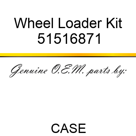 Wheel Loader Kit 51516871