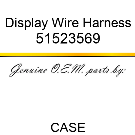 Display Wire Harness 51523569