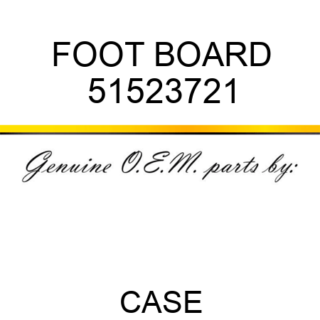 FOOT BOARD 51523721