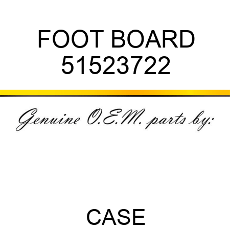 FOOT BOARD 51523722