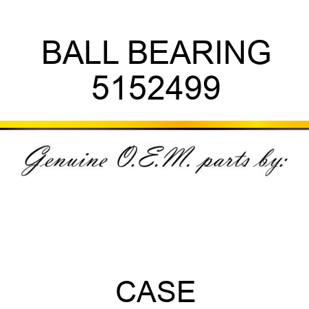 BALL BEARING 5152499