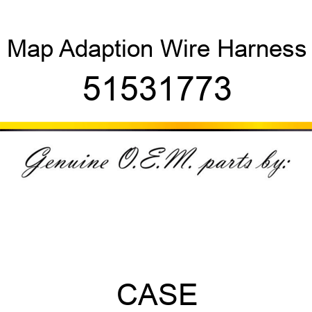 Map Adaption Wire Harness 51531773