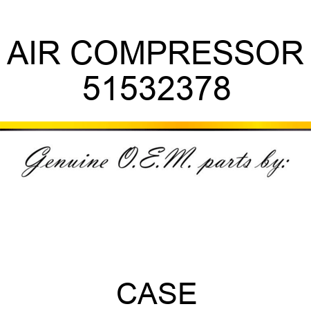 AIR COMPRESSOR 51532378