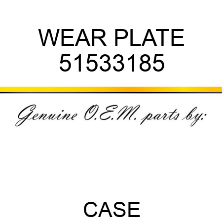 WEAR PLATE 51533185