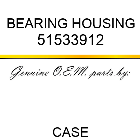 BEARING HOUSING 51533912