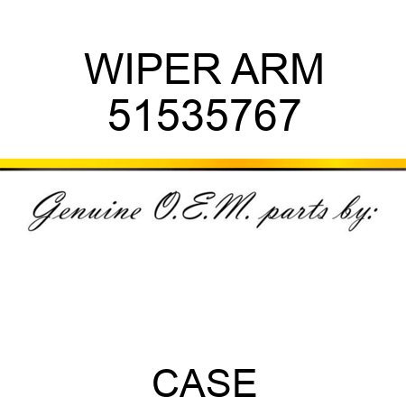 WIPER ARM 51535767