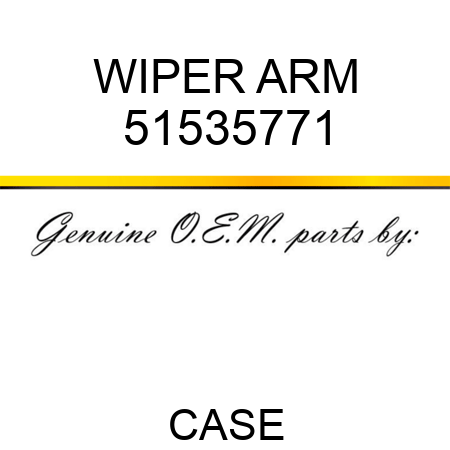 WIPER ARM 51535771
