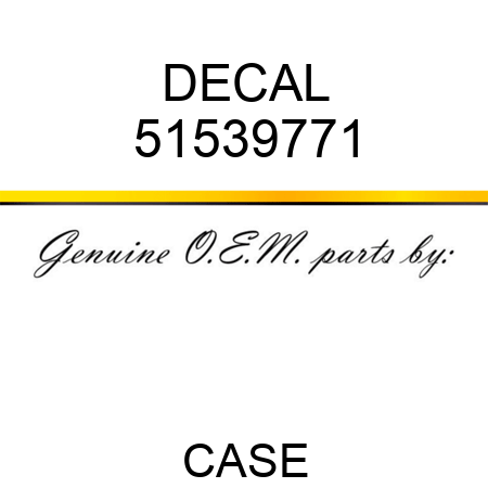 DECAL 51539771