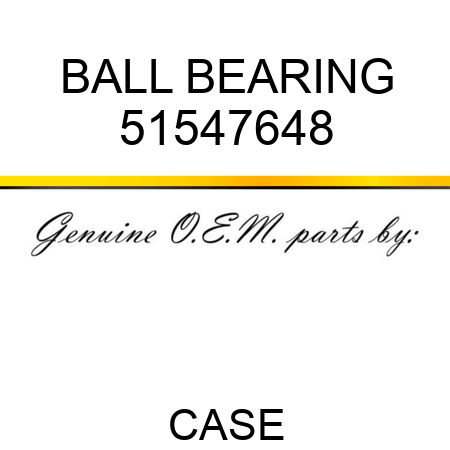 BALL BEARING 51547648