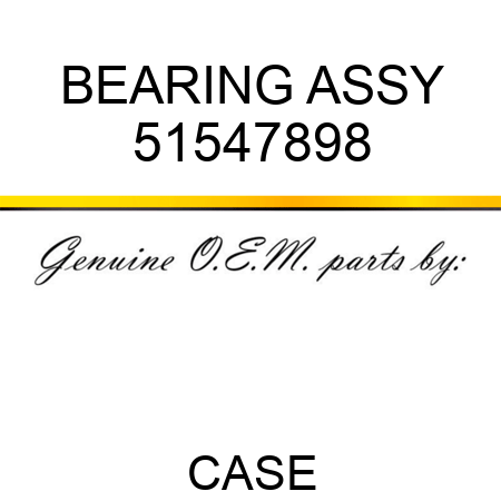 BEARING ASSY 51547898