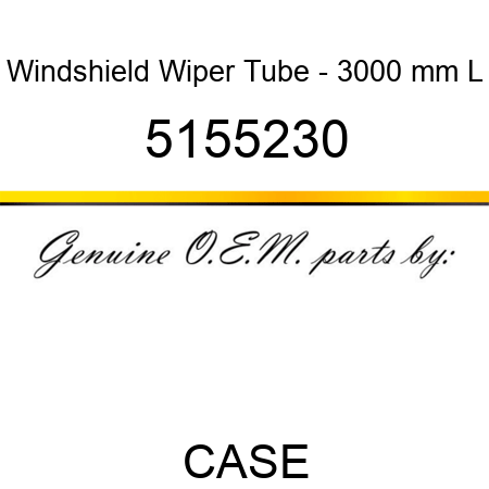 Windshield Wiper Tube - 3000 mm L 5155230