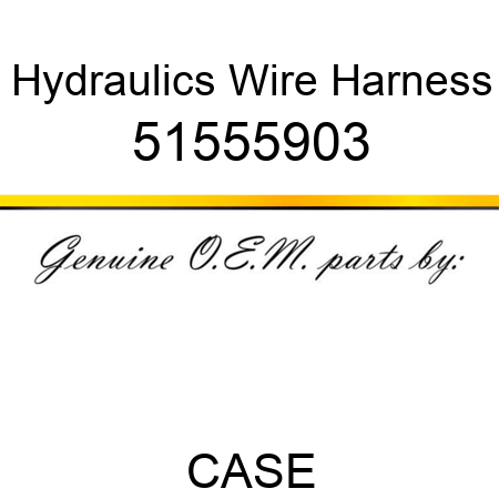 Hydraulics Wire Harness 51555903