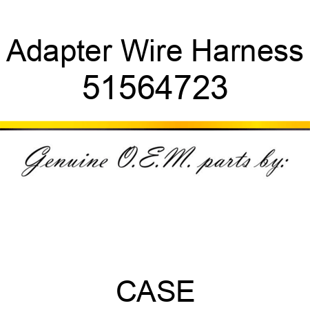 Adapter Wire Harness 51564723